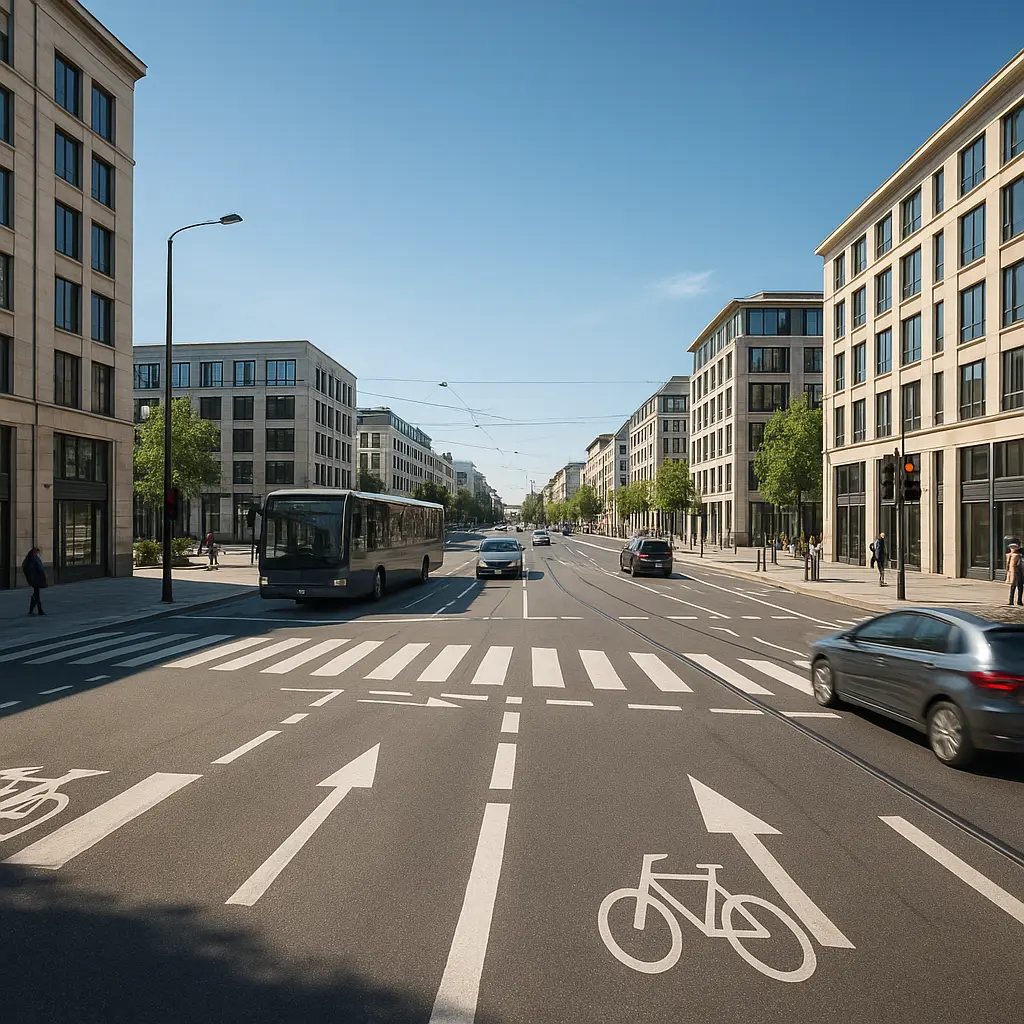Moderne Straßeninfrastruktur